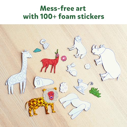 Skillmatics Foil Fun Christmas Ornaments, Mess Free Art Craft Kit for Kids Ages 4-9 S207