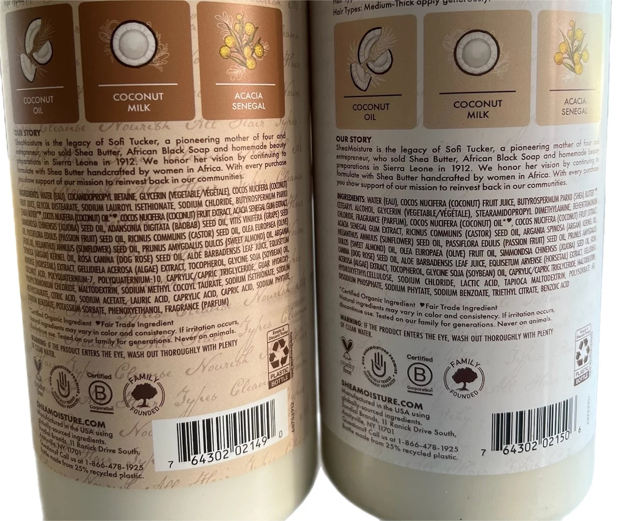 Shea Moisture Boosting Shampoo and Conditioner Natural Infusion, 34 Fl Oz Each I47077