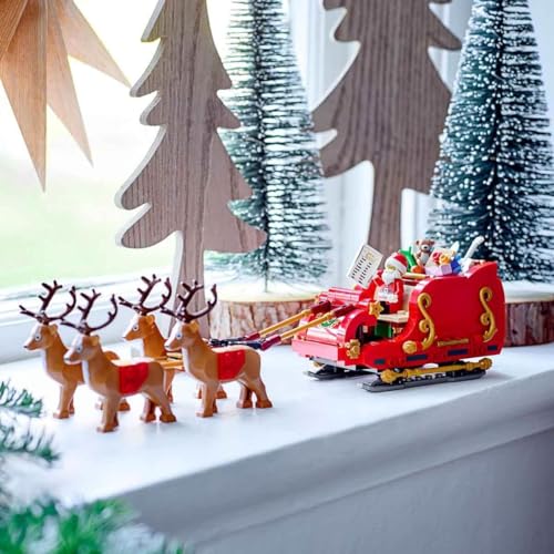 LEGO Santa's Sleigh Building Toy Set with Santa Claus Figurine & Reindeer, Ages 9+ Y3715