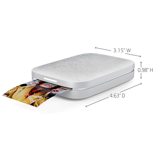 HP Sprocket Portable 2x3 Instant Photo Printer (Luna Pearl) A89391