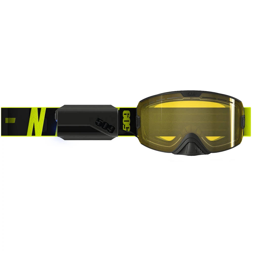 509 Ignite Goggle- Kingpin - Hi-Vis Black - Yellow Tint Heated - Megean