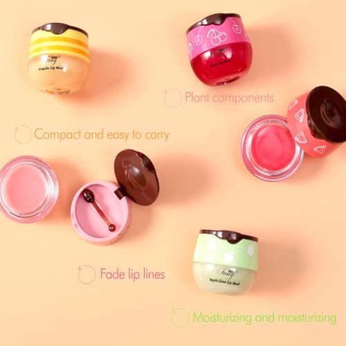6 PCS Bee Lip Balm Honey Pot Propolis Lip Mask Moisturizing W289
