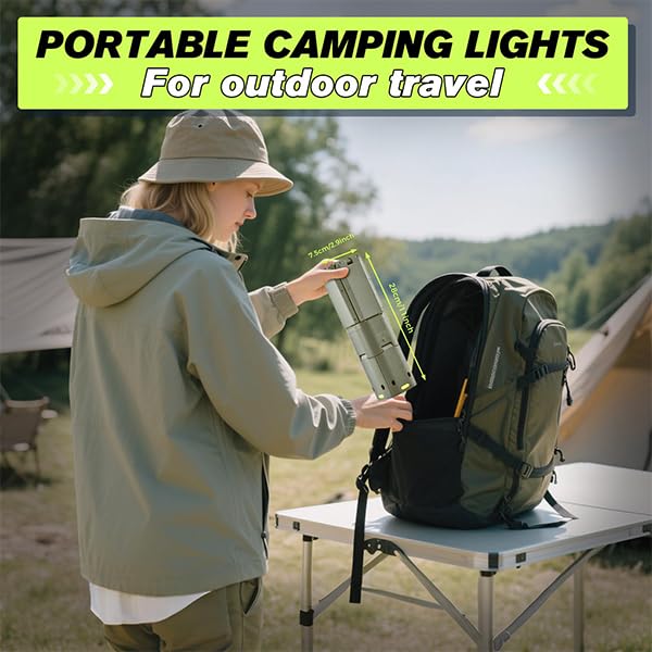 Portable Camping Light 14000mAh Rechargeable Lantern with Magnetic Base Z942