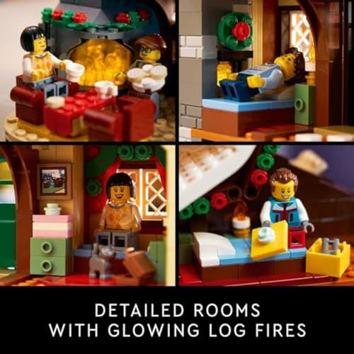 LEGO Icons Alpine Lodge Building Set for Adults 18+ D4060