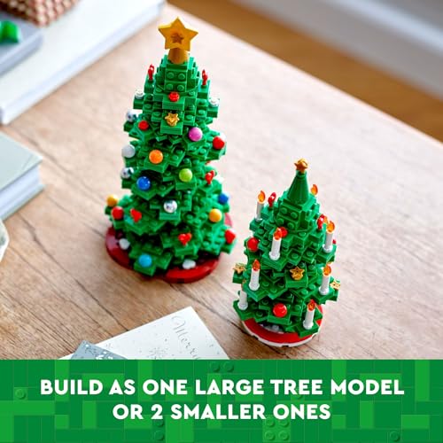 LEGO Christmas Tree Building Toy for Kids Ages 12+, Tabletop Home Decor W197483