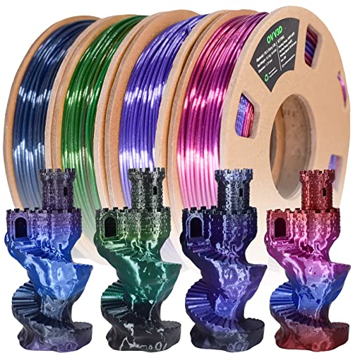 OVV3D Wood PLA Filament Bundle 1.75mm 200g 4 Pack Y521193