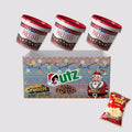 Utz Chocolate Flavored Covered Holiday Pretzels (3, 15oz barrels) - Sweet and Salty Kettle Popcorn (1, 5.5oz) - Bundled by Noblecrunch - 4 Items Total