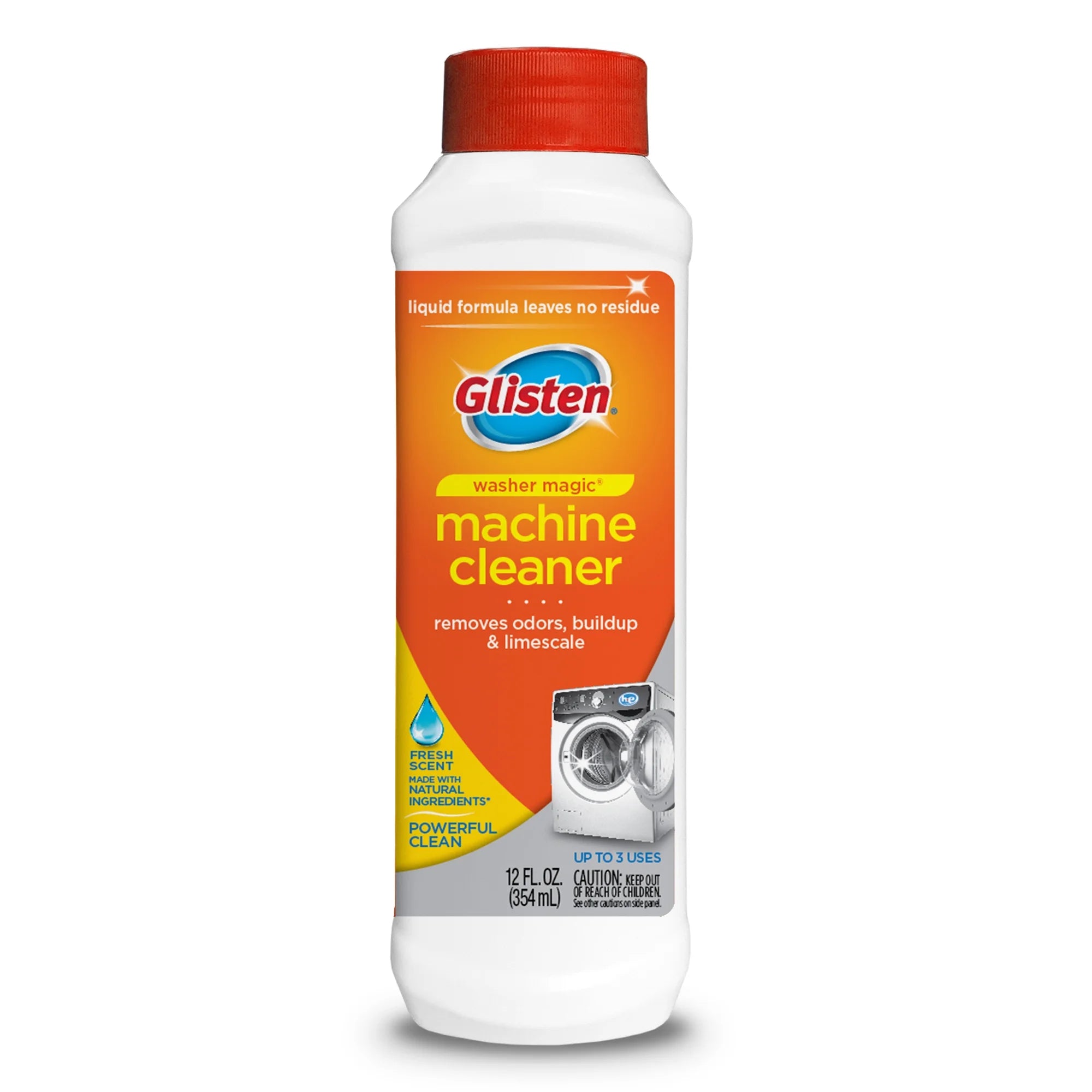 Glisten Washer Magic Washing Machine Cleaner, 3 Bottles S849864