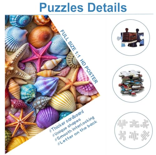 Jigsaw Puzzles for Adults 1000 Pieces Christmas Snowman with Poster E2938