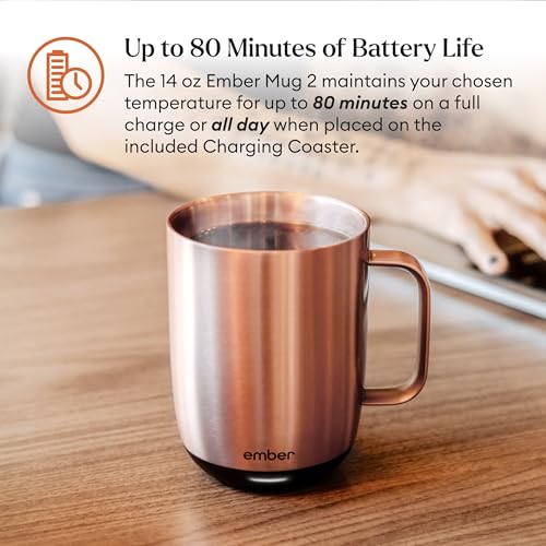 Ember Temperature Control Smart Mug 2, 14 Oz, Black K68392