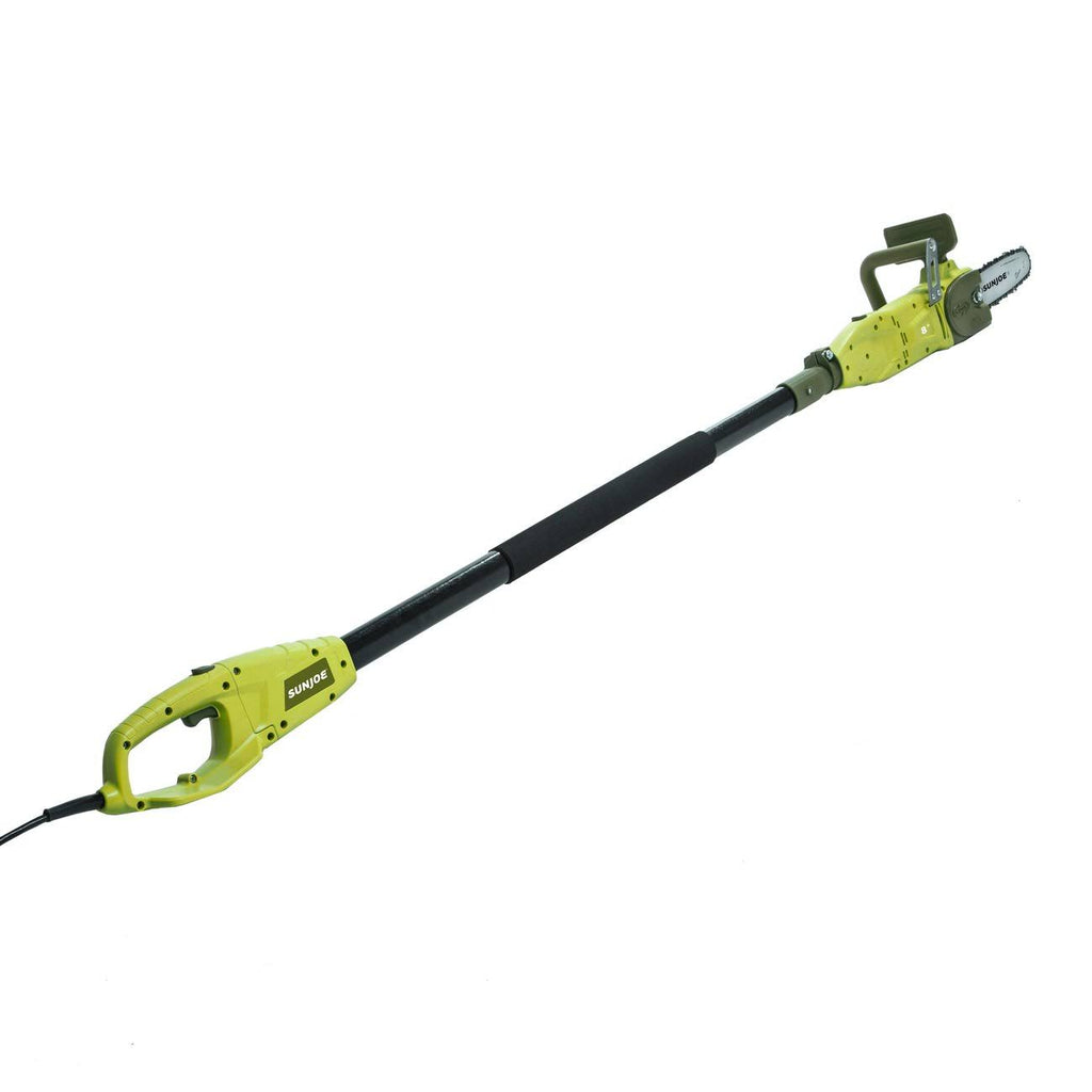 Sun Joe 8-Inch 8.0 Amp 2-in-1 Convertible Pole Chain Saw, Green E71309