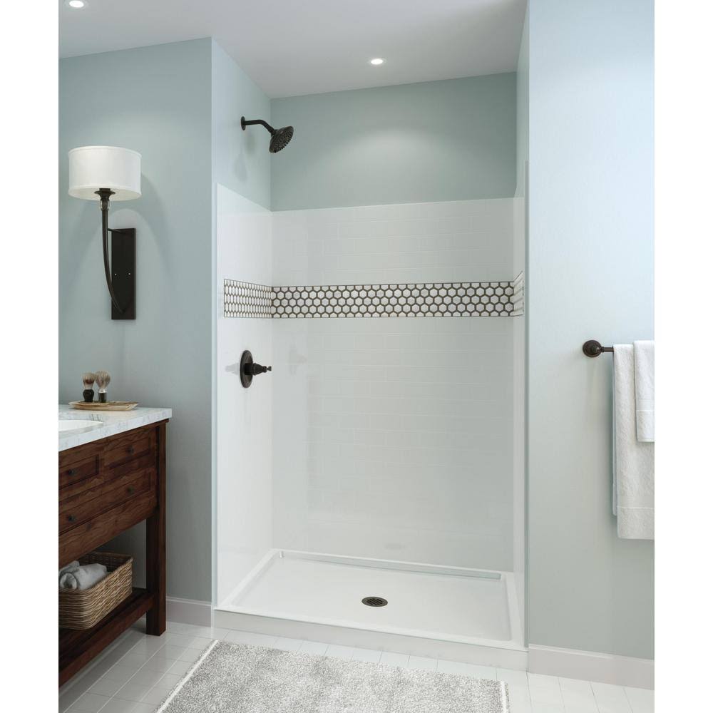 Delta Classic 400 Shower Floor Base 48 in. L x 34 in. D White F515276
