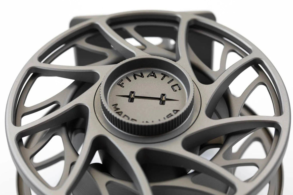 Hatch 11 Plus Gen 2 Finatic Fly Reel - Large Arbor - Gray/Black Y429