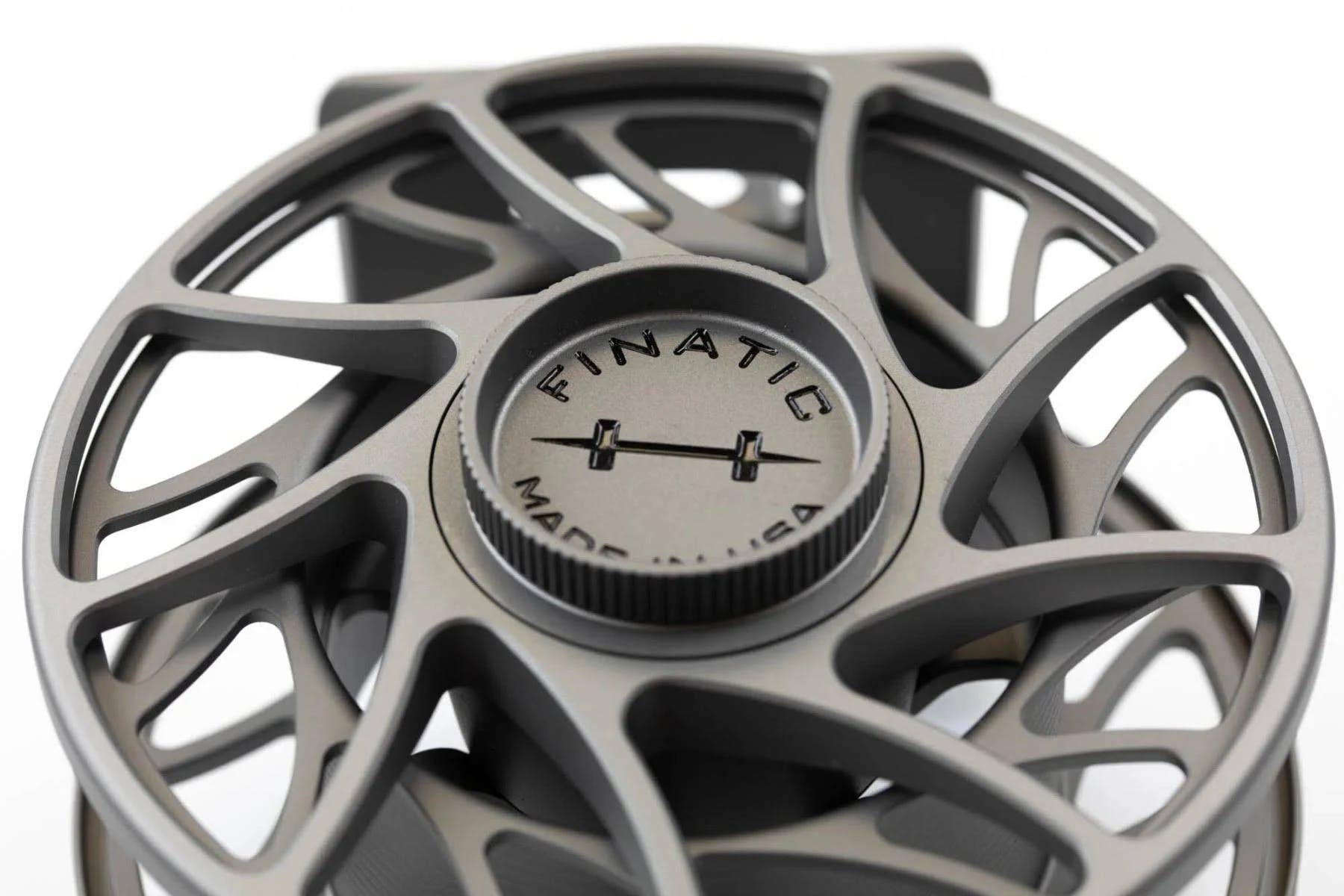 Hatch 11 Plus Gen 2 Finatic Fly Reel - Large Arbor - Gray/Black Y429