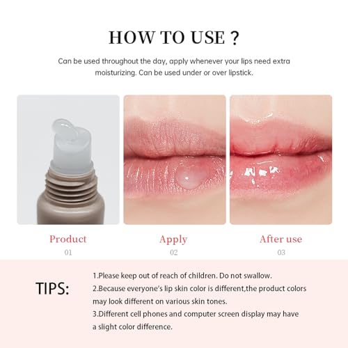 URQT Lip Butter Balm 4PCS, Hydrating Nourishing Lip Care with Natural Oils H306