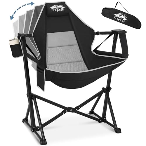 Portable Hammock Camping Chair with Adjustable Back, Supports 330lbs N68621