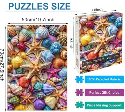Jigsaw Puzzles for Adults 1000 Pieces Christmas Snowman with Poster E2938