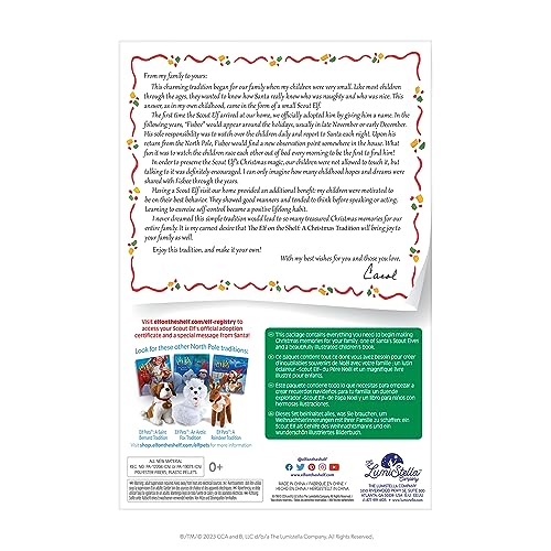 The Elf on the Shelf: A Christmas Tradition Boy Scout Elf with Blue Eyes Storybook and Keepsake Box W196