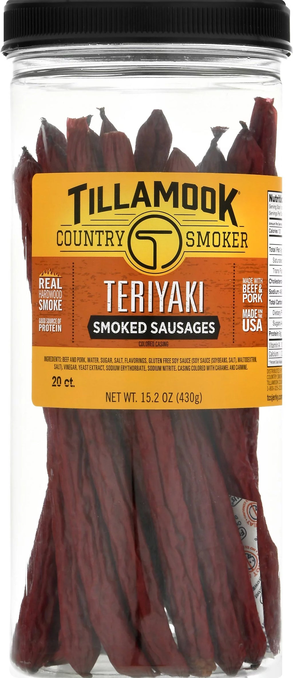 Tillamook Country Smoker Teriyaki Beef Stick 20-Count P488