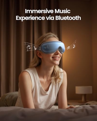 RENPHO Eye Massager with Heat and Compression, Eyeris 1 Sleep Mask R9979