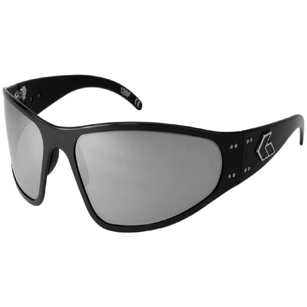 Gatorz Wraptor Black Smoked Polarized w/ Chrome Eyewear - Avayadevconnect