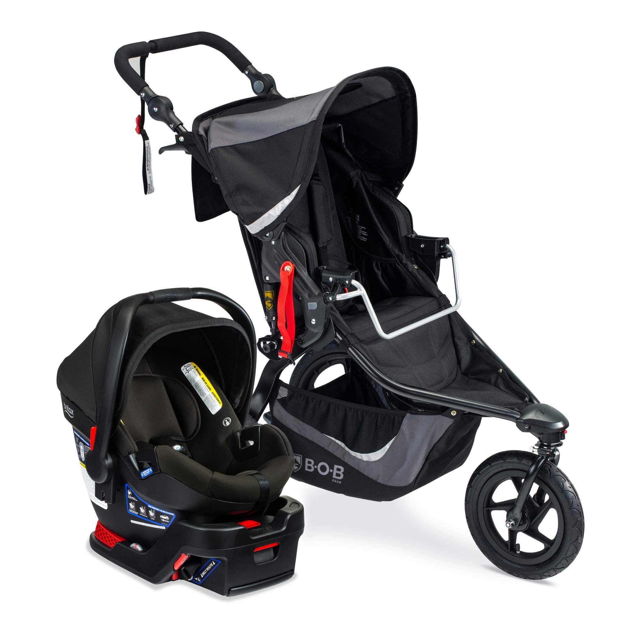 Bob Revolution Flex 3.0 Travel System with B-Safe Gen2 - Graphite Black - Megean