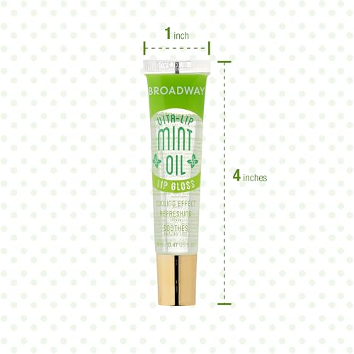 Ruby Kisses Broadway Vita-Lip Clear Lip Gloss 8 Pack, Ultra-Hydrating with Vitamins T1692