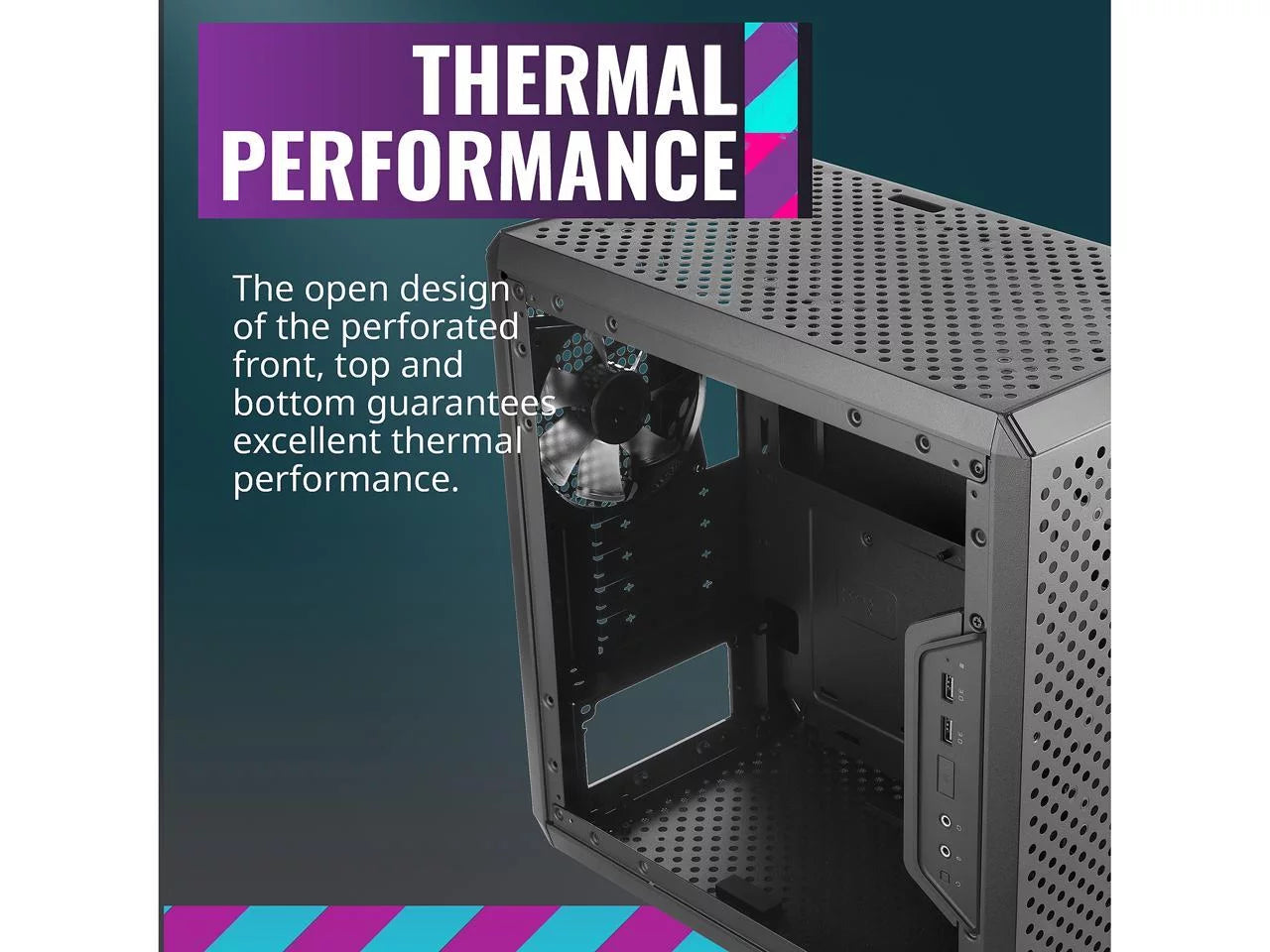 Cooler Master MasterBox Q300L Micro-ATX Tower, Black V6706
