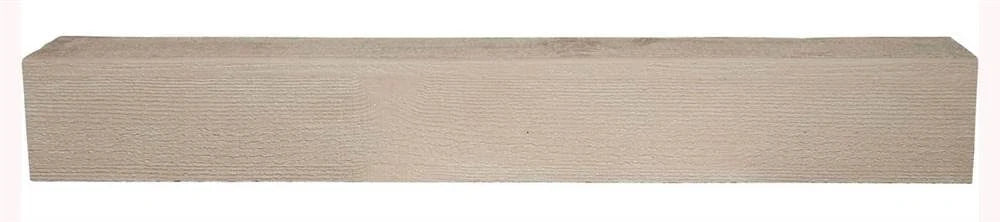 Ekena Millwork 3-Sided Rough Sawn Faux Wood Beam, Whitewash O568242