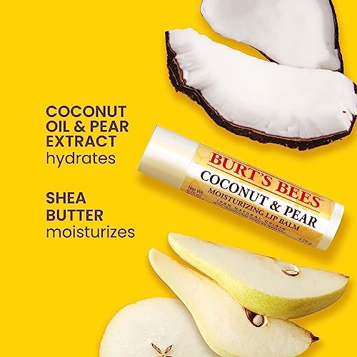 Burt's Bees Lip Balm 4-Pack, Pink Grapefruit, Mango, Coconut & Pear, Pomegranate C323915