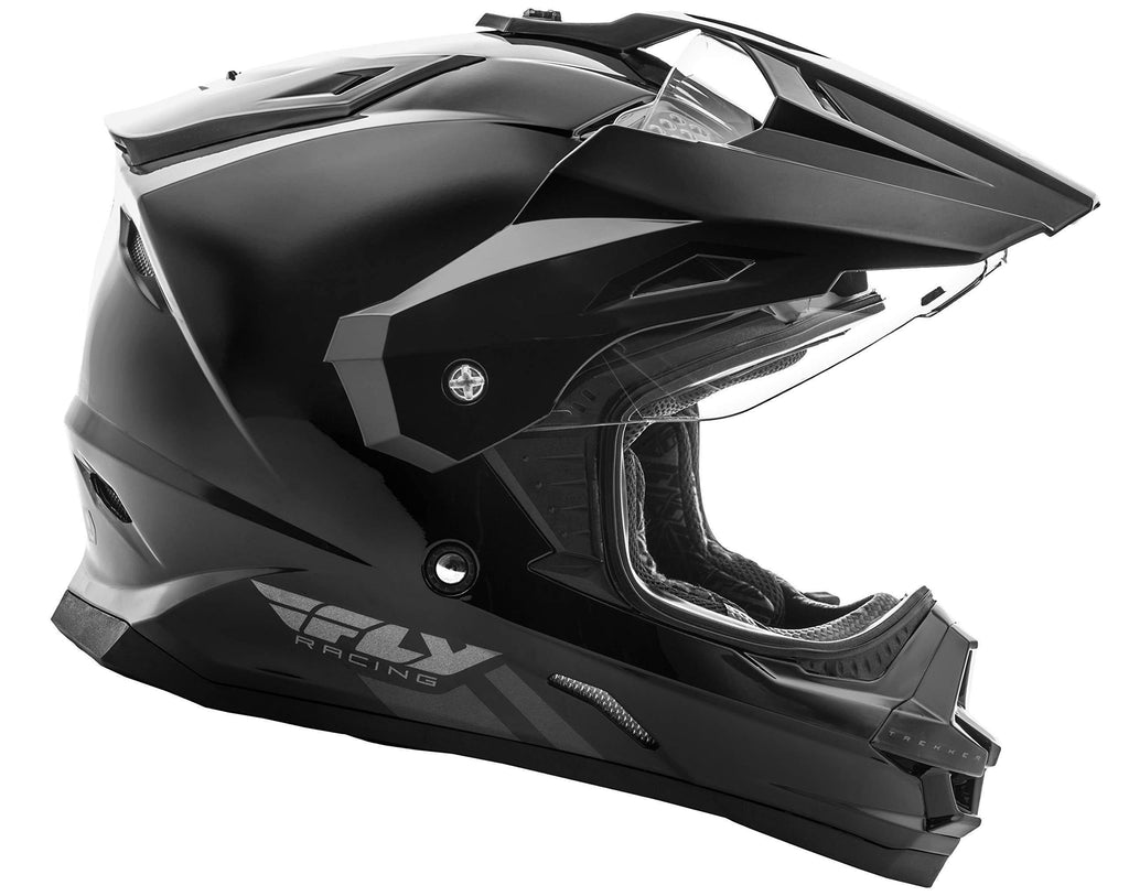 Fly Racing Trekker Solid Helmet Silver K491770