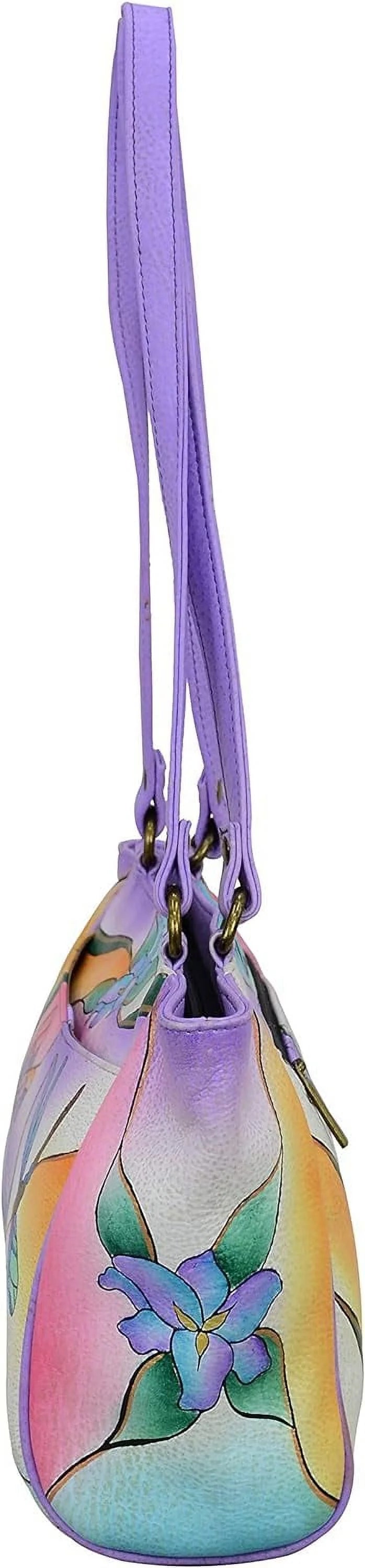 Anna By Anuschka Womens Small Genuine Leather Tote Handbag H4730