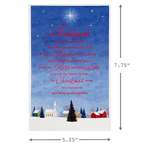 Hallmark Boxed Christmas Cards, Church Blessings (40 Cards with Envelopes) R6160