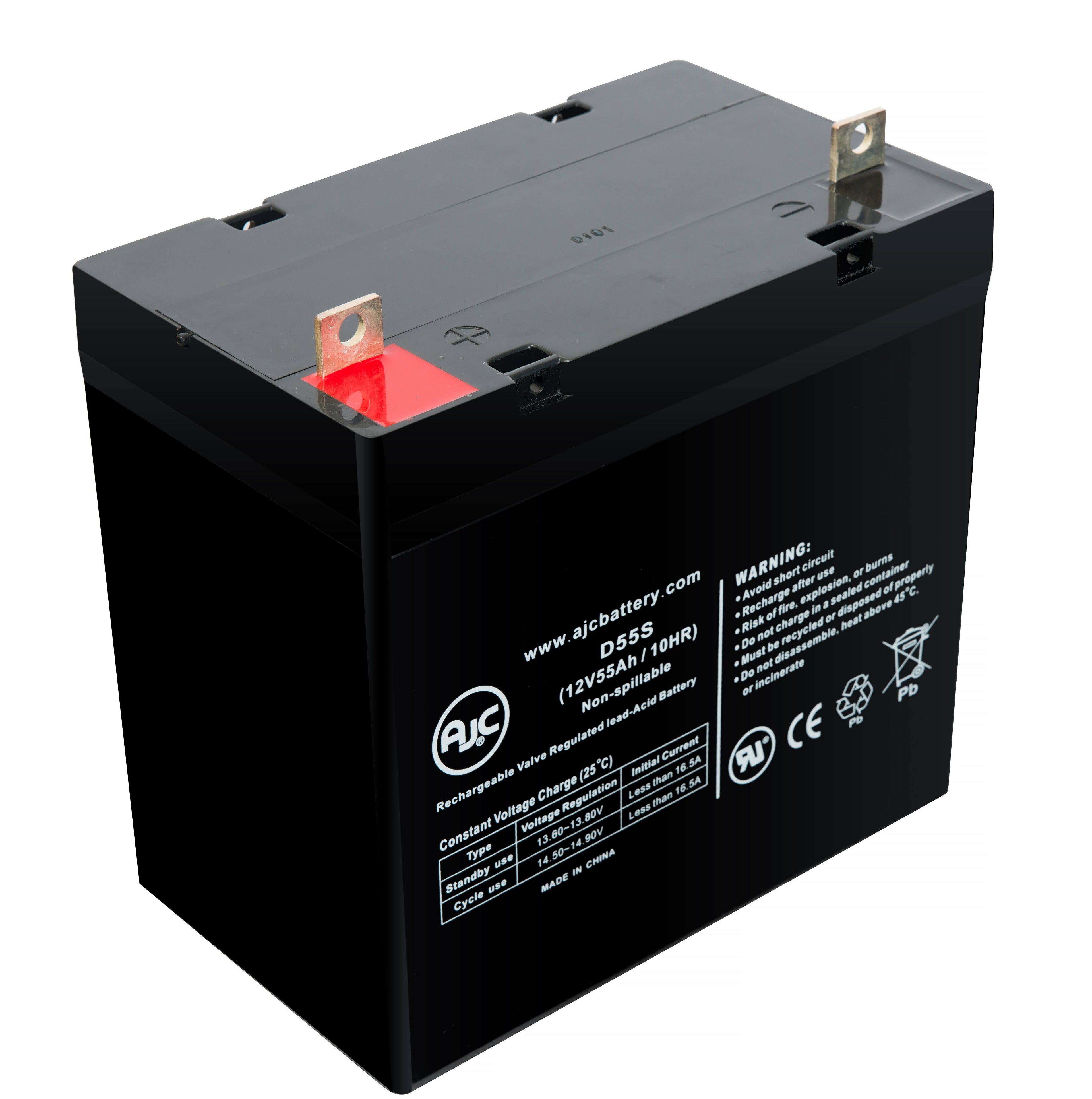 Interstate DCM0055 12V 55Ah Wheelchair Battery : AJC Brand Replacement - Megean