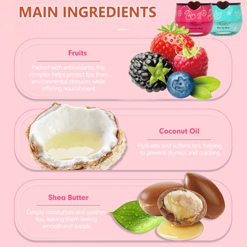 6 PCS Bee Lip Balm Mask Honey Pot, Moisturizing Overnight Lip Care M561365