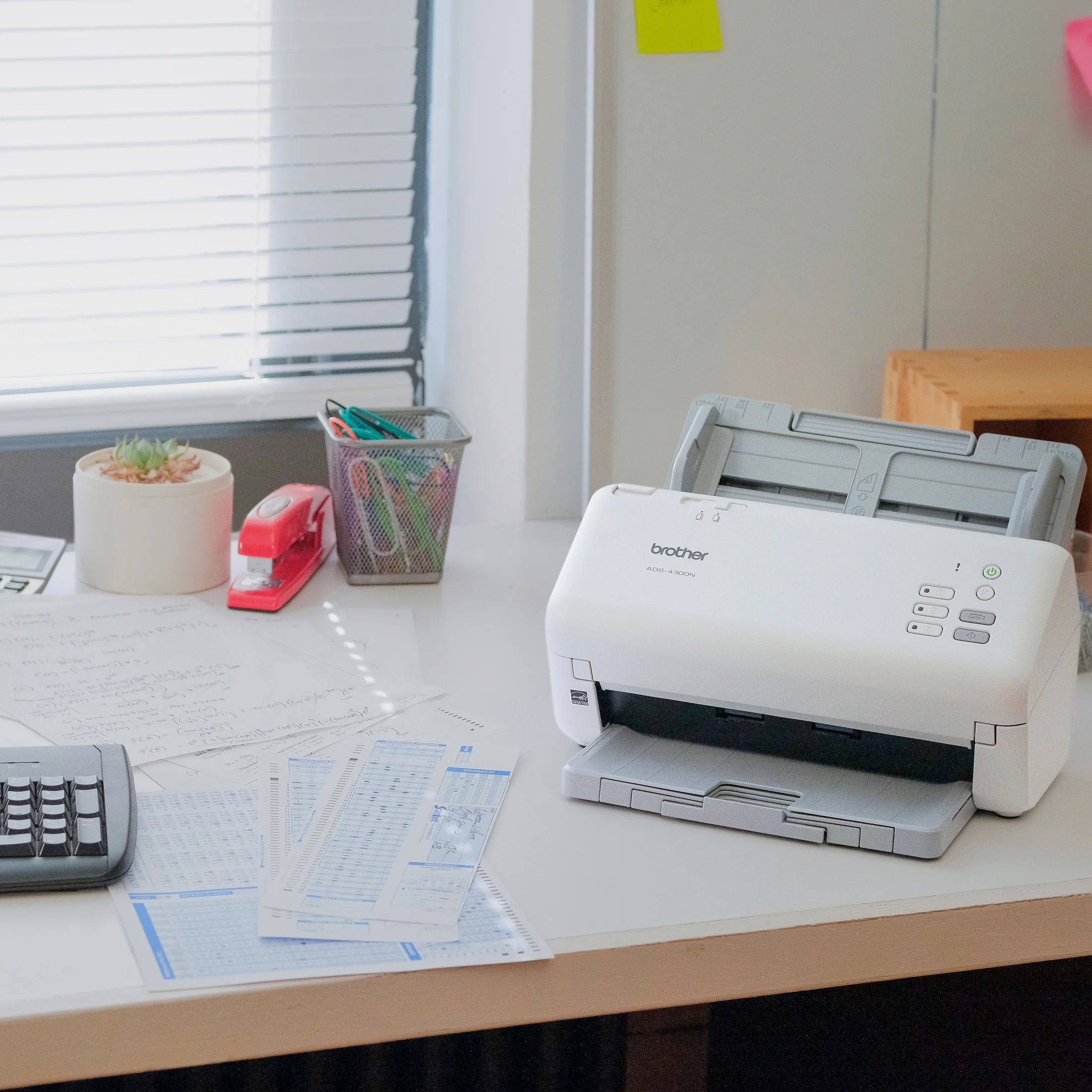 Brother ADS4300N Desktop Document Scanner for Business Workgroups W9072