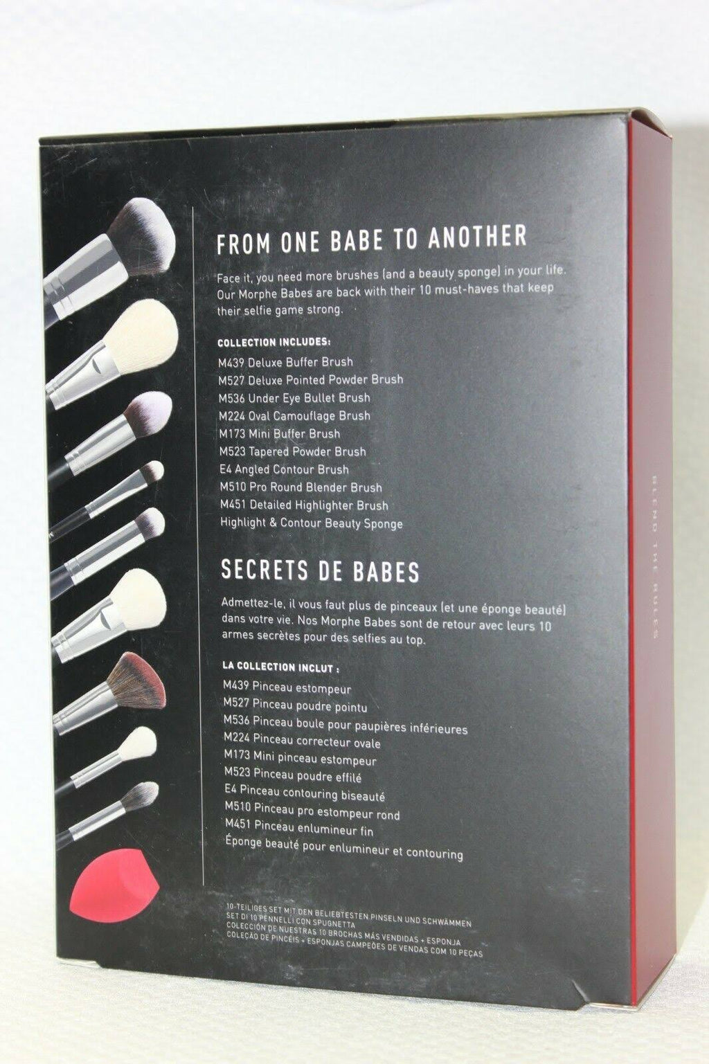 Morphe Babe Faves 10-Piece Face Brush Set Y646