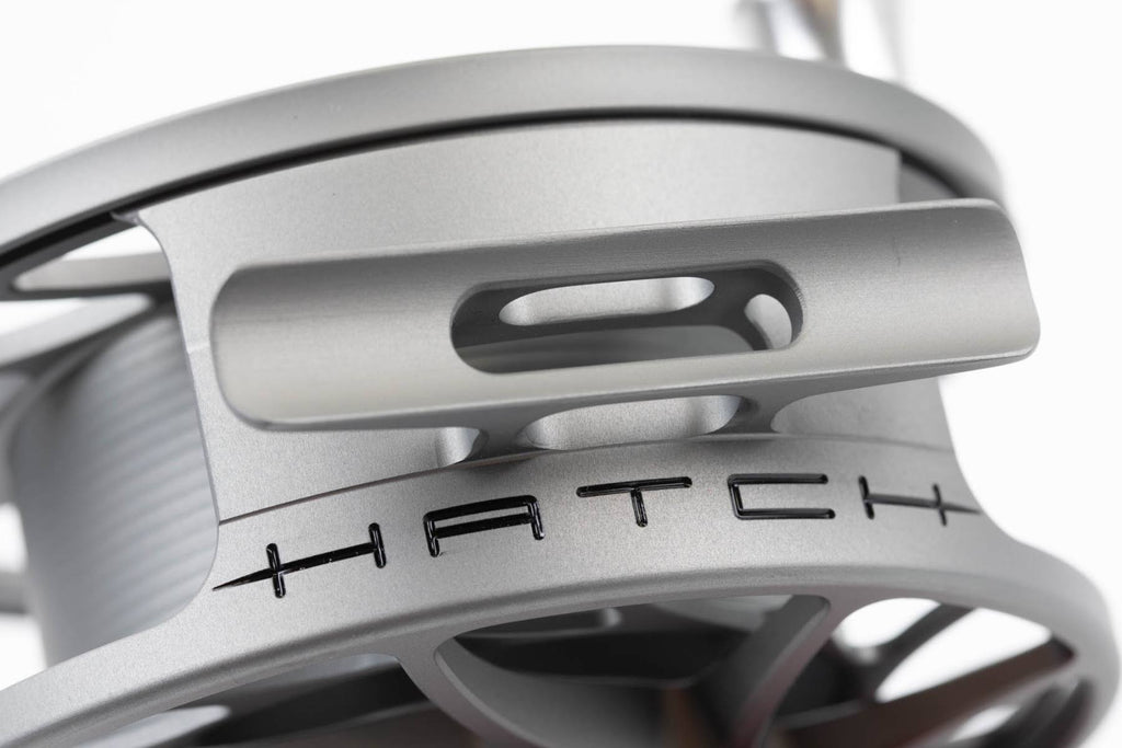 Hatch 11 Plus Gen 2 Finatic Fly Reel - Large Arbor - Gray/Black Y429