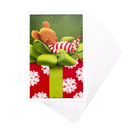 Hallmark Christmas Cards Boxed with Envelopes, Happy Holidays, 40 Count F297425