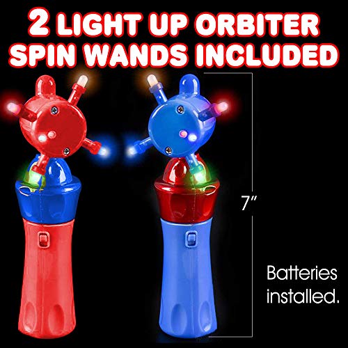 ArtCreativity Light Up Wand for Kids, Set of 2 LED Sensory Toys P257