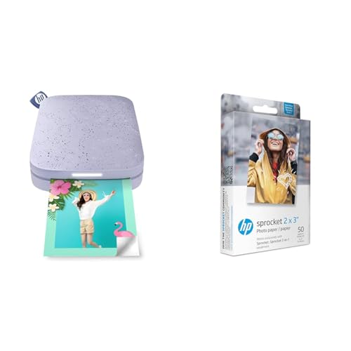 HP Sprocket Portable 2x3 Instant Photo Printer (Luna Pearl) A89391