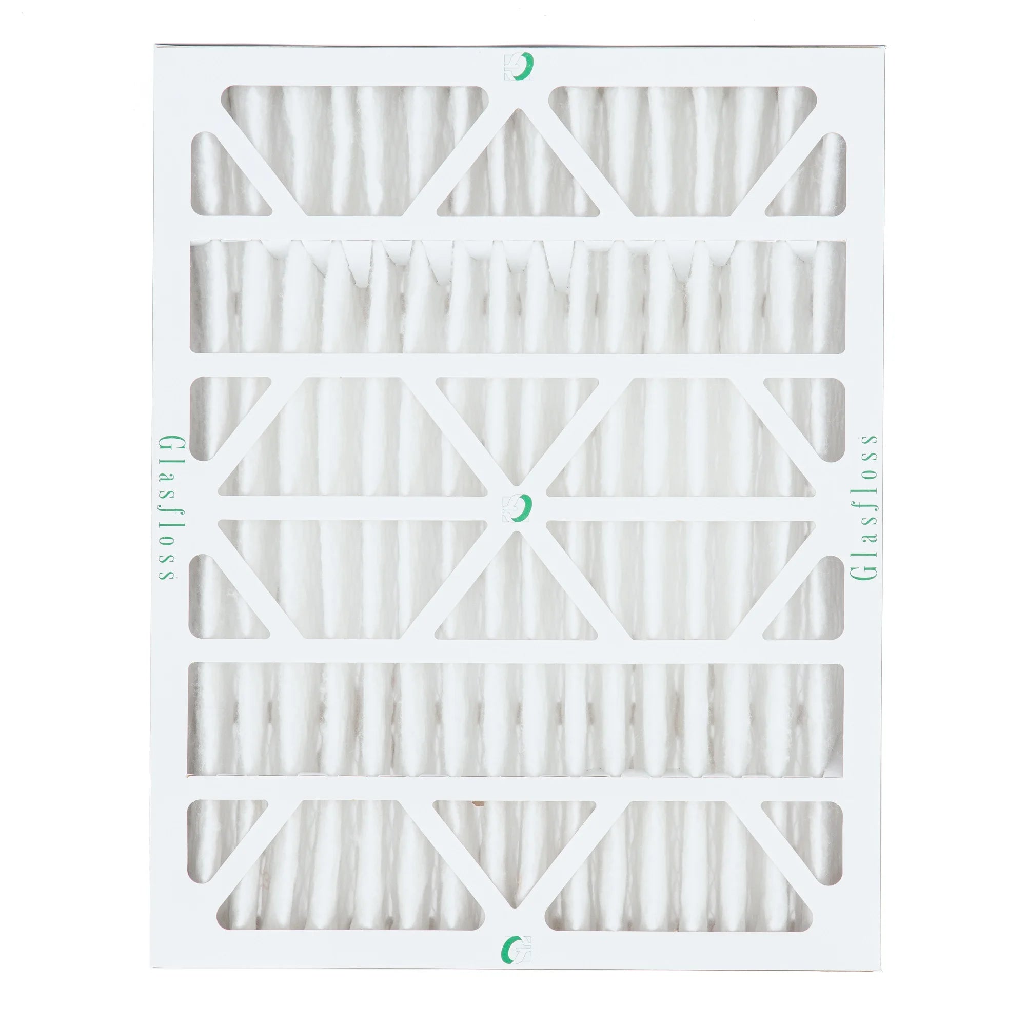 Glasfloss Industries MERV 13 Pleated AC Furnace Air Filters, 4 Pack E412