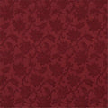 54 in. Wide Burgundy- Floral Jacquard Woven Upholstery Grade Fabric