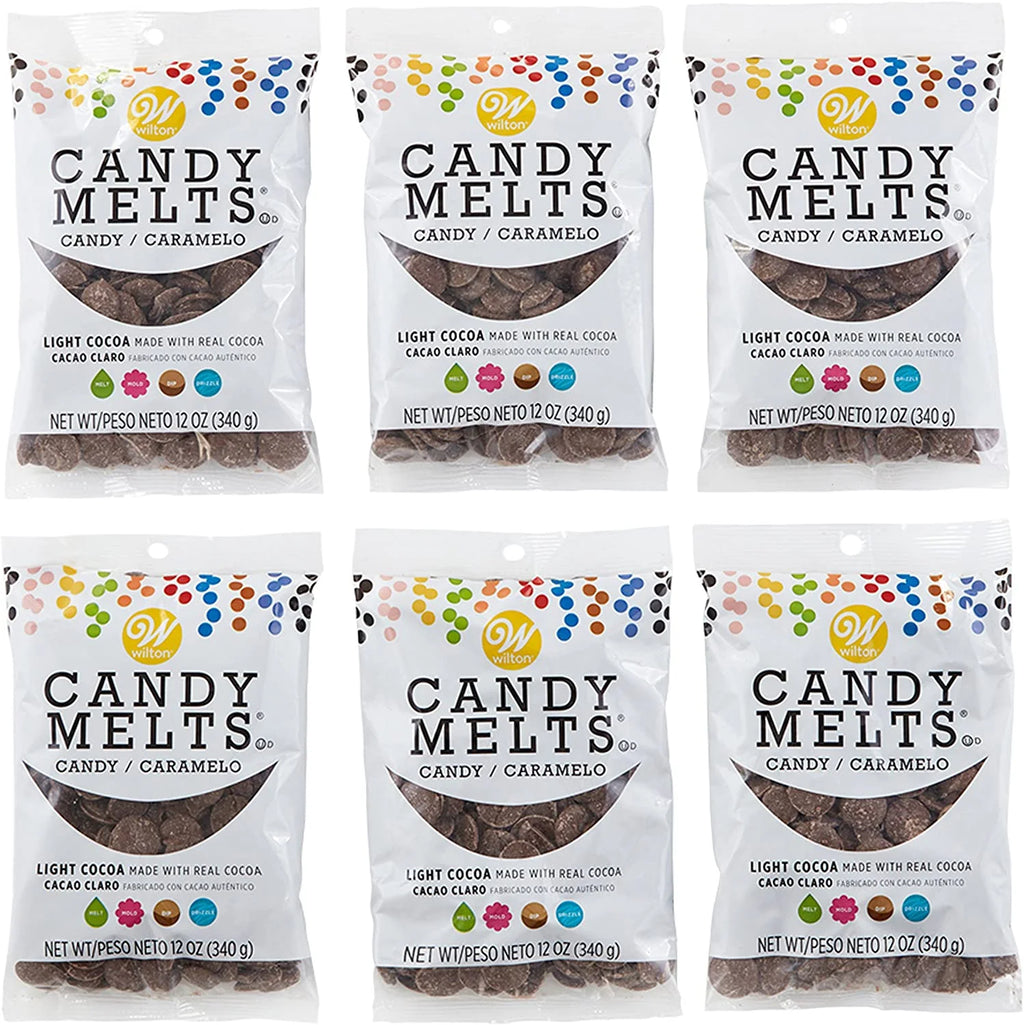 Wilton 12 oz. Light Cocoa Candy Melts Candy, 6-Count