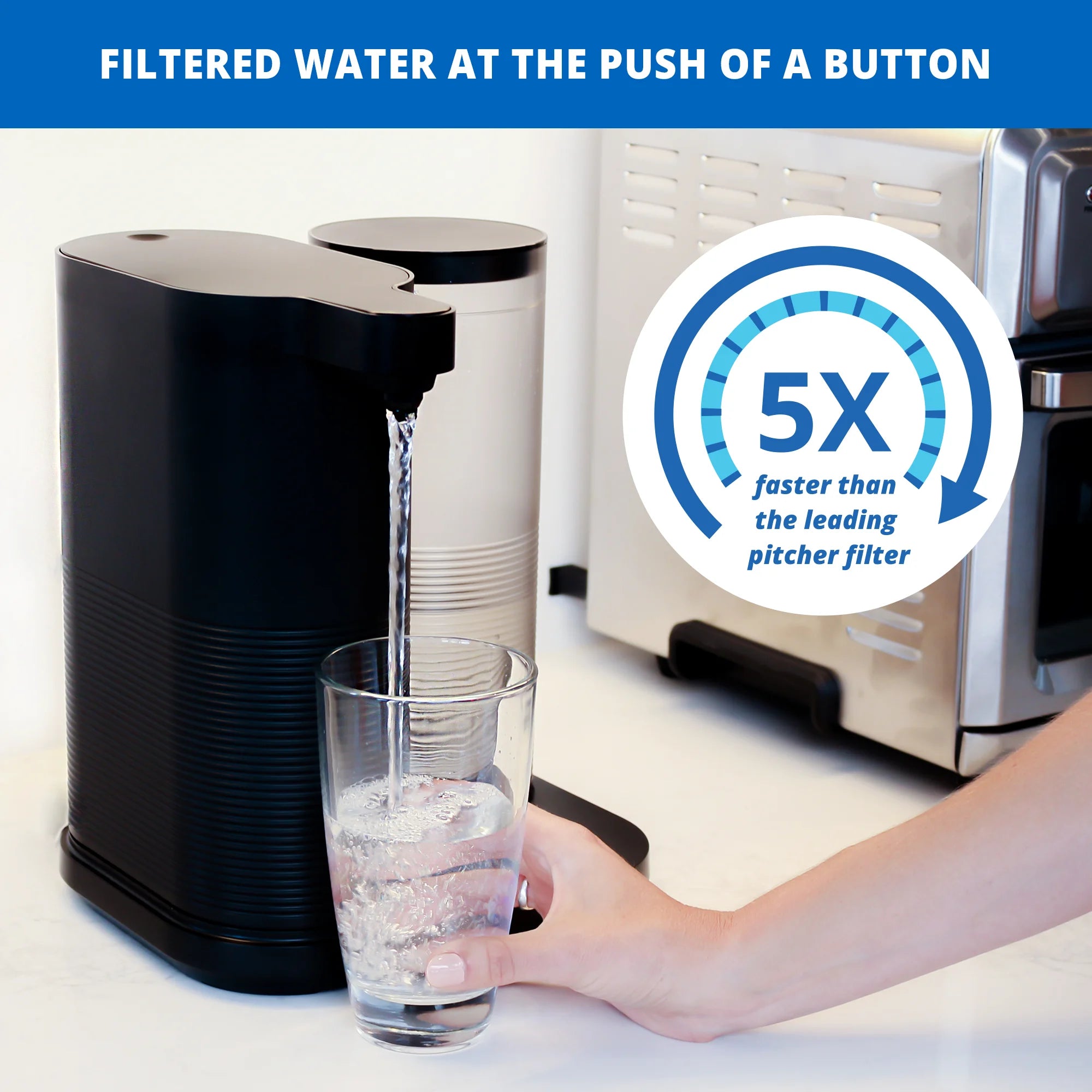 Aquasana Clean Water Machine Countertop Water Filter System AQ-CWM2-B F60863