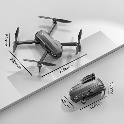 DEERC D65 2 Axis Gimbal GPS Drone with Camera 4K for Adults C48351
