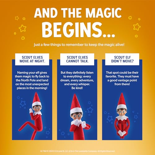 The Elf on the Shelf: A Christmas Tradition Boy Scout Elf with Blue Eyes Storybook and Keepsake Box W196