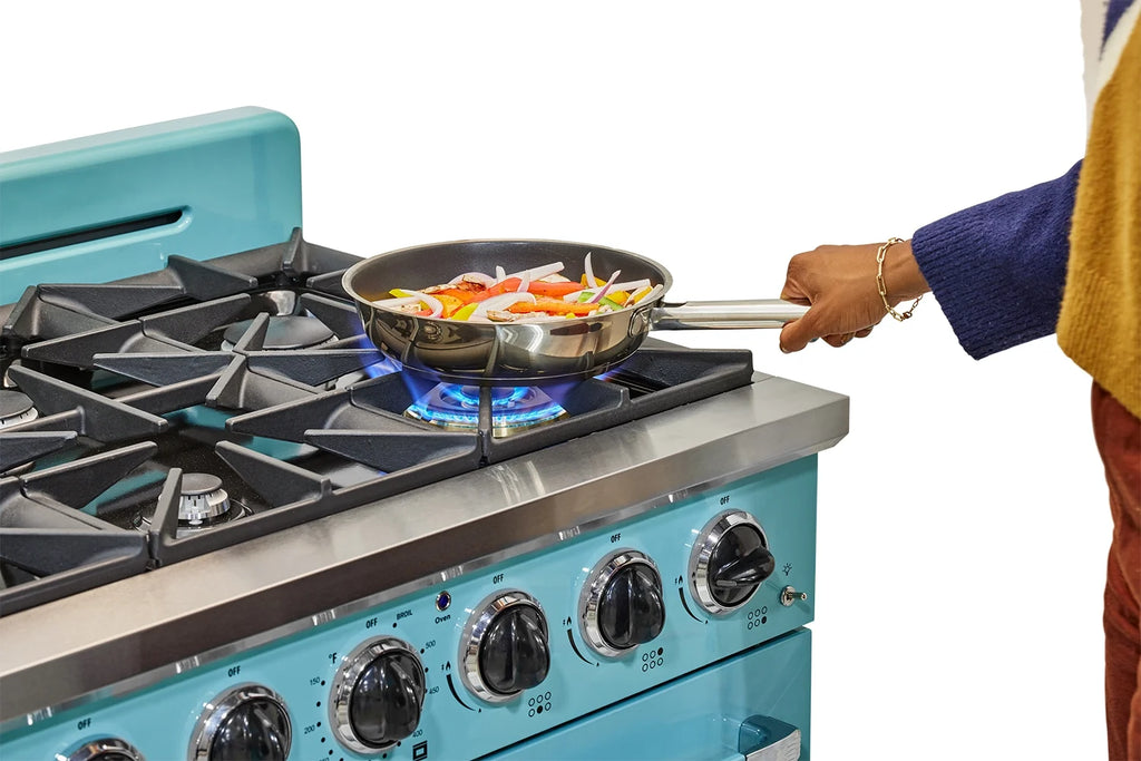 Unique Classic Retro 36" Freestanding Gas Range with Convection Oven P68118