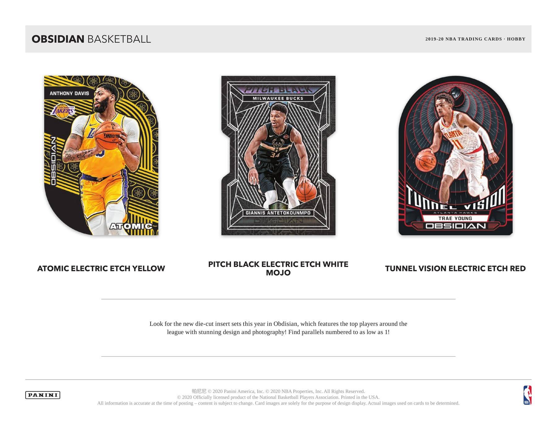 2019-20 Panini Obsidian Basketball Hobby Box M277