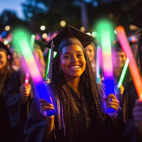 68 Pack LED Foam Glow Sticks for Weddings & Parties L39023